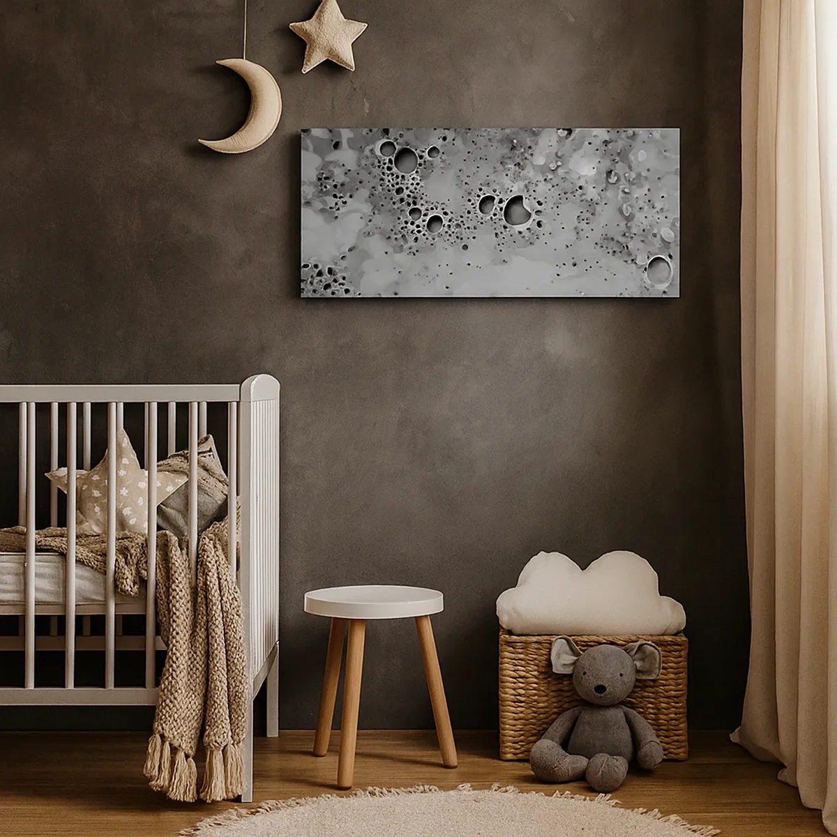 Cuadro sobre lienzo - Impresión de Imagen - Como un paisaje lunar - 30x30 cm