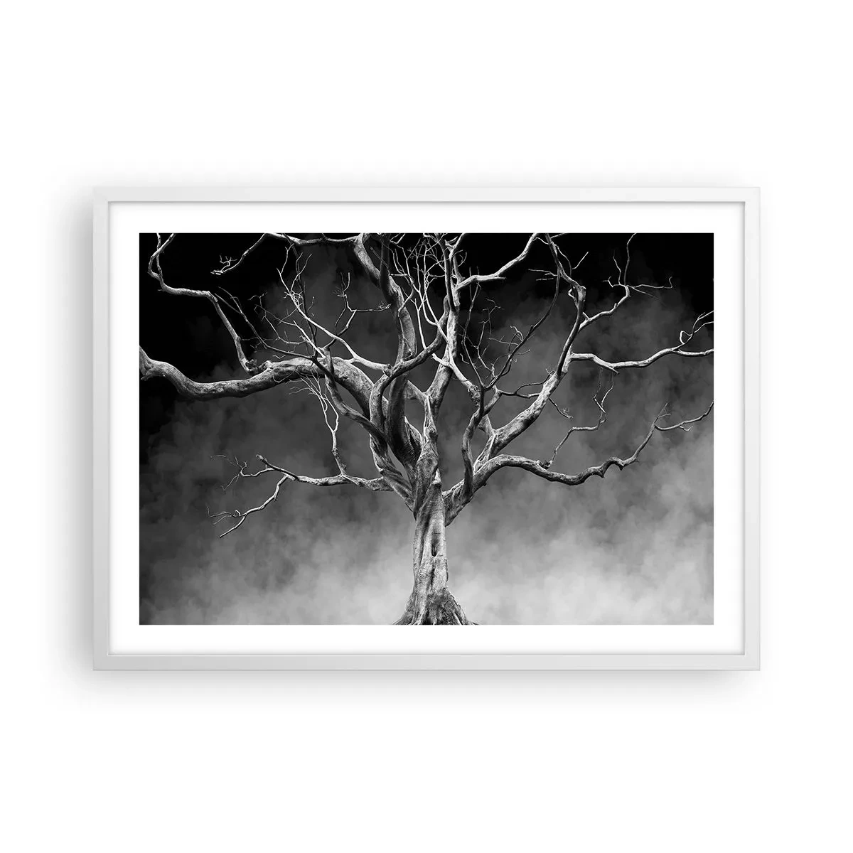Póster en marco blanco - Primordial y sagrado - 70x50 cm