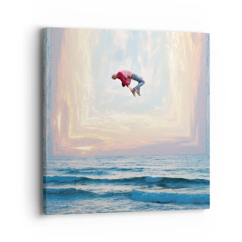 Cuadro sobre lienzo - Impresión de Imagen - A otra dimensión - 40x40 cm