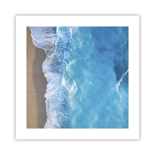 Póster - El poder del azul - 40x40 cm