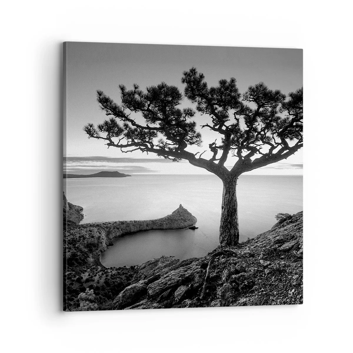 Cuadro sobre lienzo - Impresión de Imagen - Calma hasta el horizonte - 70x70 cm