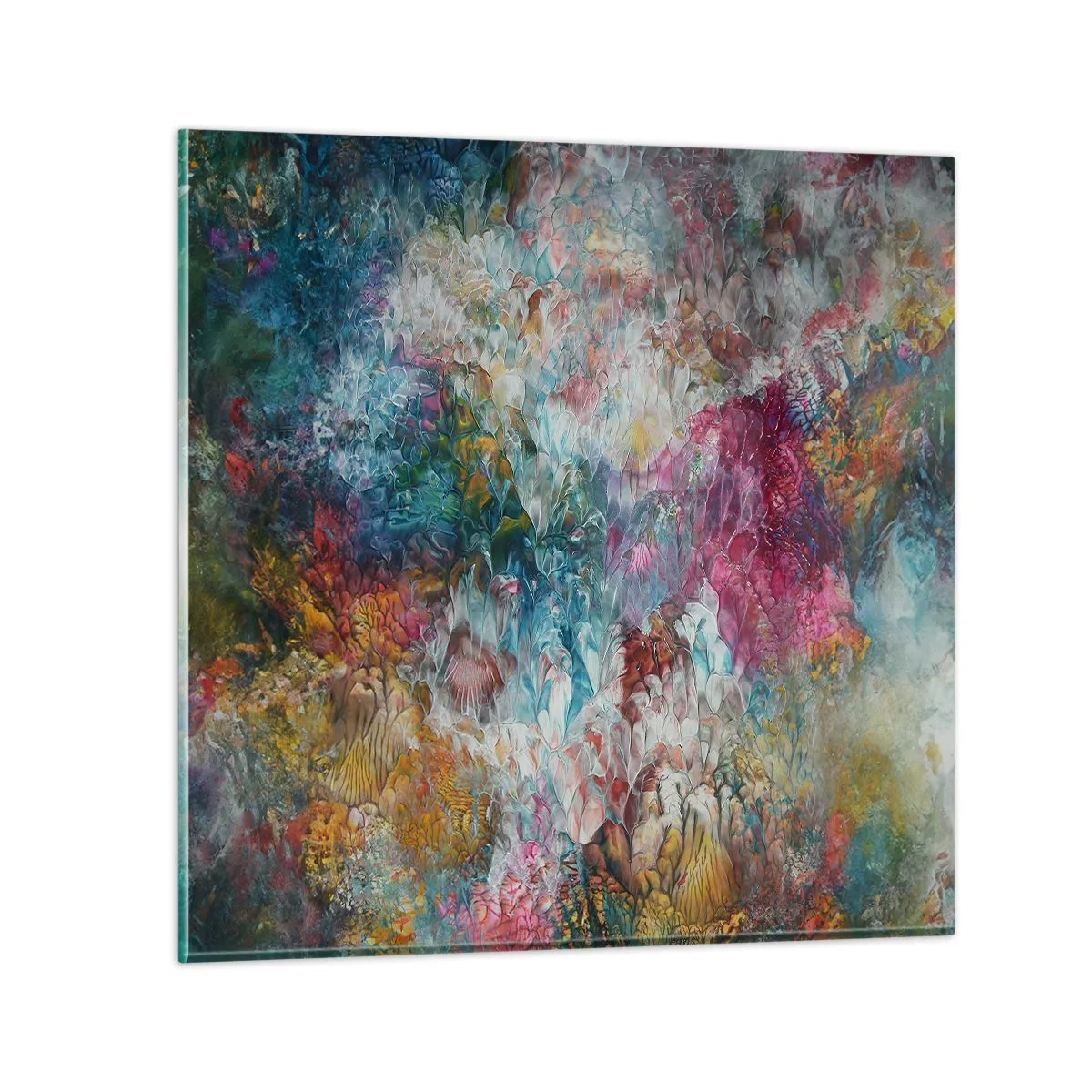 Cuadro sobre vidrio - Impresiones sobre Vidrio - En plena floración - 70x70 cm