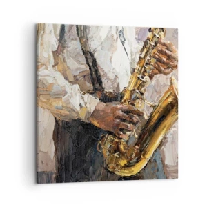 Cuadro sobre lienzo - Impresión de Imagen - Llegó el momento del solo - 50x50 cm