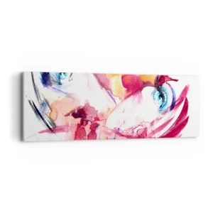 Cuadro sobre lienzo - Impresión de Imagen - En la cercanía el mundo florece - 90x30 cm