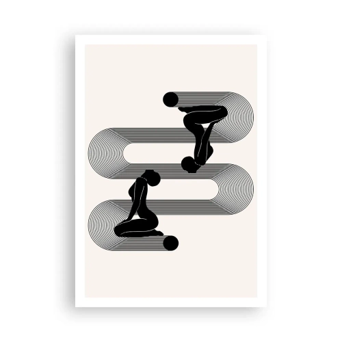Póster - Simetría sensual - 70x100 cm