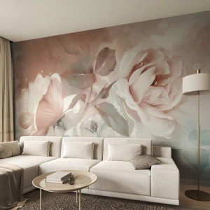 Fotomural Standard Eco - El espíritu del romanticismo - flores, Romántico, rosas - 250x175 cm