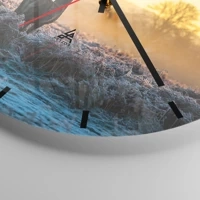 Esfera sin numeración, con rayas