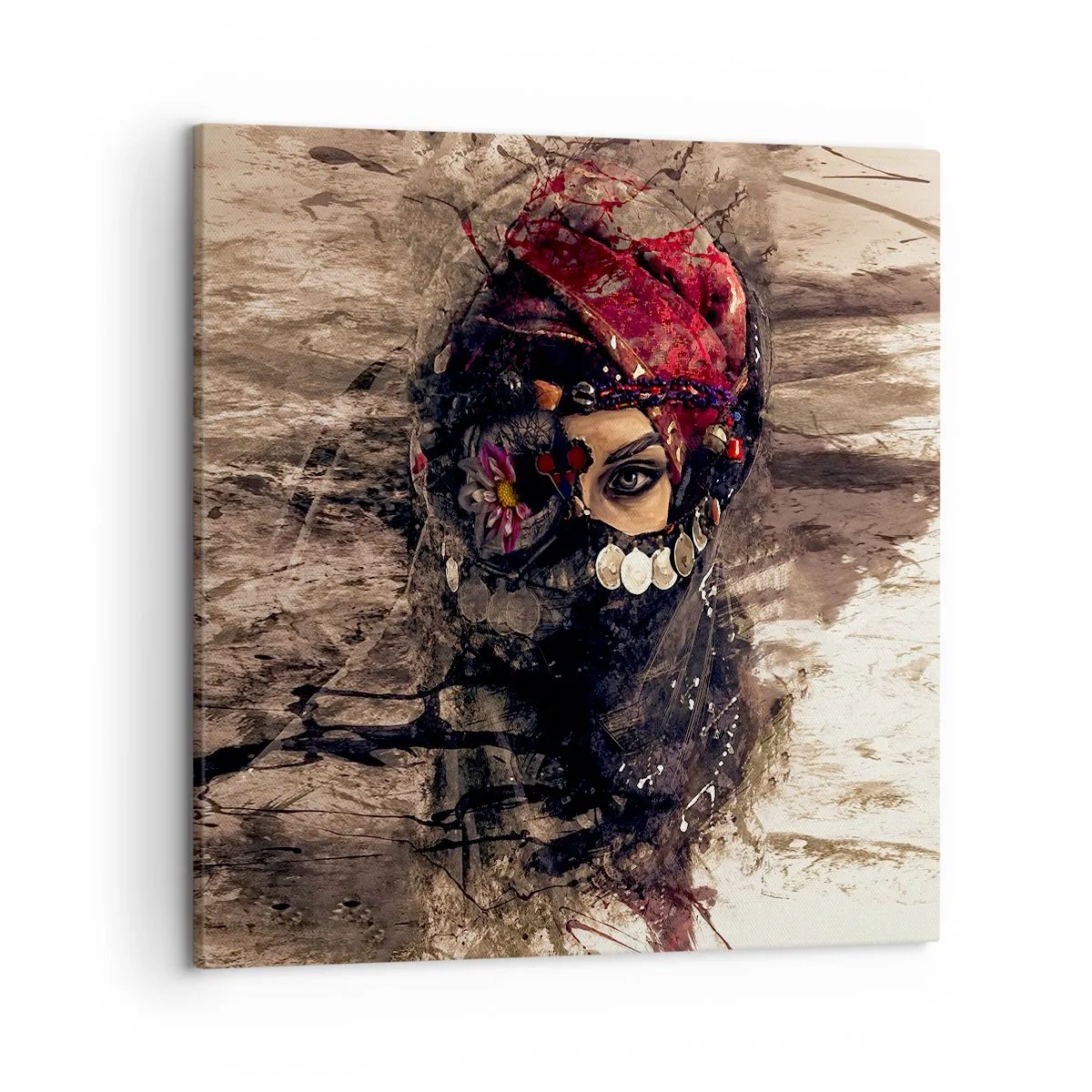 Cuadro sobre lienzo - Impresión de Imagen - Inquietante, como mínimo - 50x50 cm
