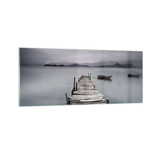 Cuadro sobre vidrio - Impresiones sobre Vidrio - Mañana partimos - 100x40 cm