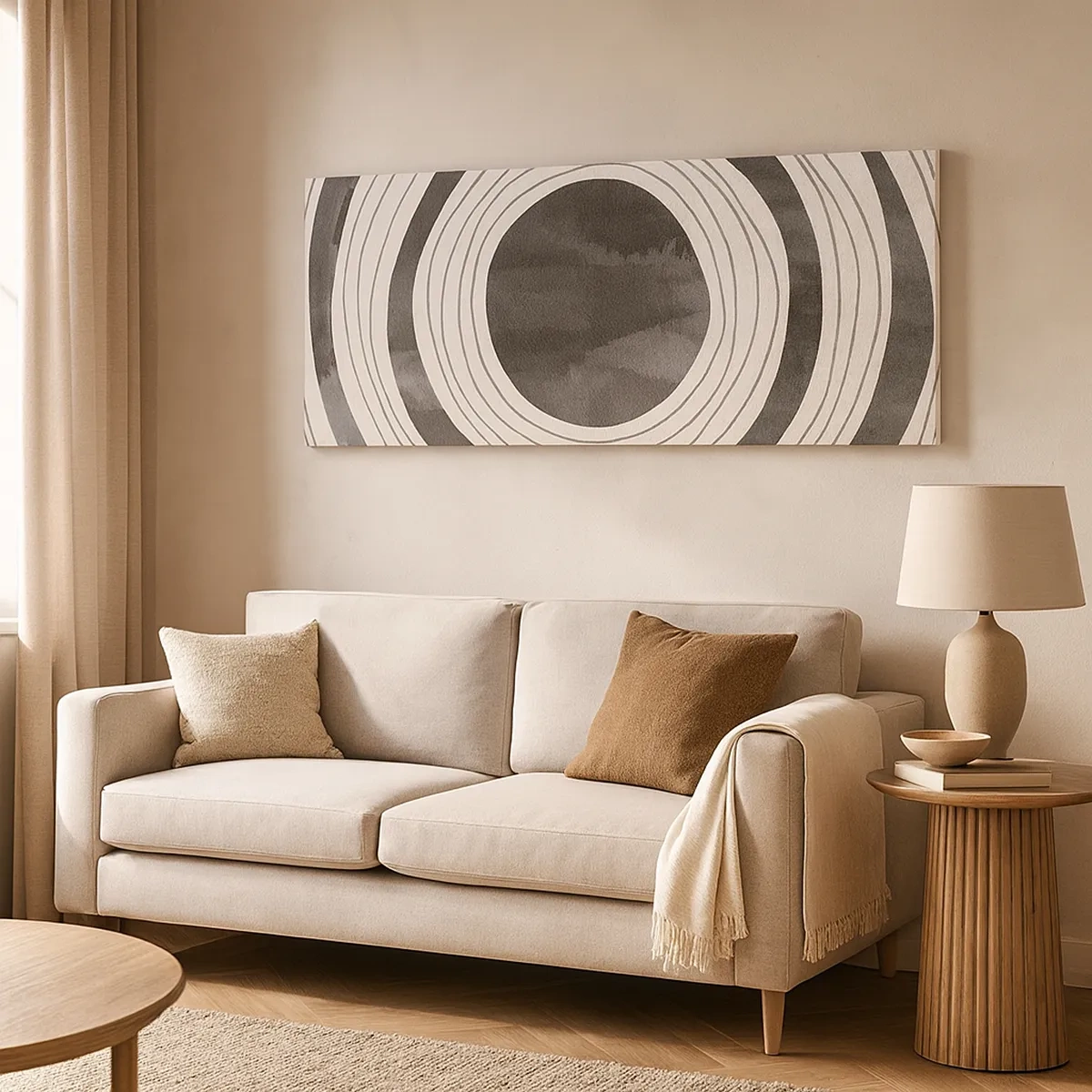 Cuadro sobre lienzo - Impresión de Imagen - En el centro mismo - 30x30 cm