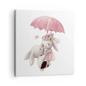 Cuadro sobre lienzo - Impresión de Imagen - Esto es amor - 50x50 cm