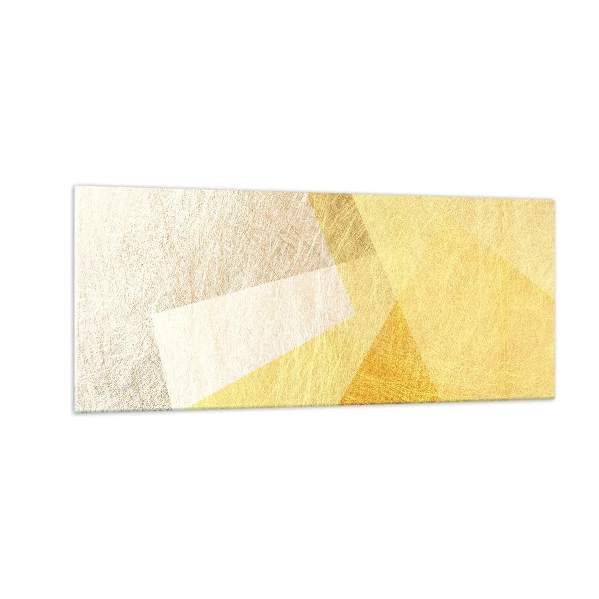 Cuadro sobre vidrio - Impresiones sobre Vidrio - Tiempo de geometría - 100x40 cm