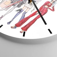 Esfera sin numeración, con rayas