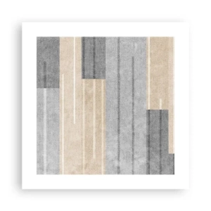 Póster - Composición: sostener la vertical - 40x40 cm