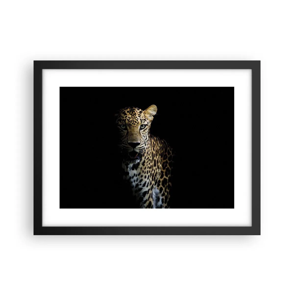 Póster en marco negro - Belleza oscura - 40x30 cm