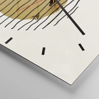 Esfera sin numeración, con rayas