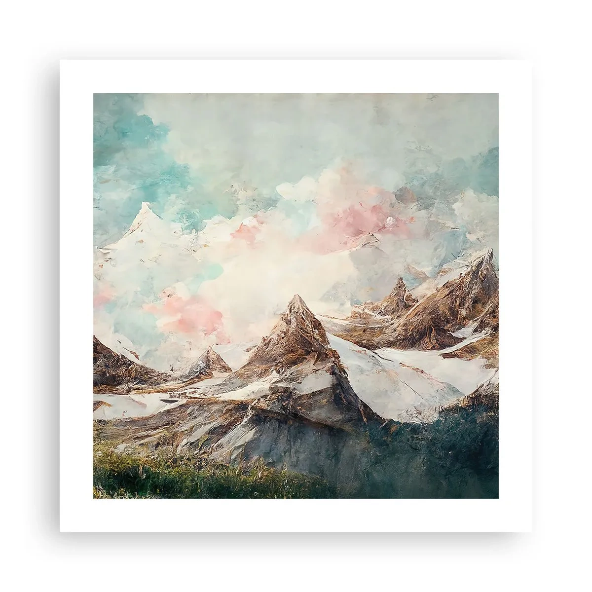 Póster - Filos rocosos - 50x50 cm