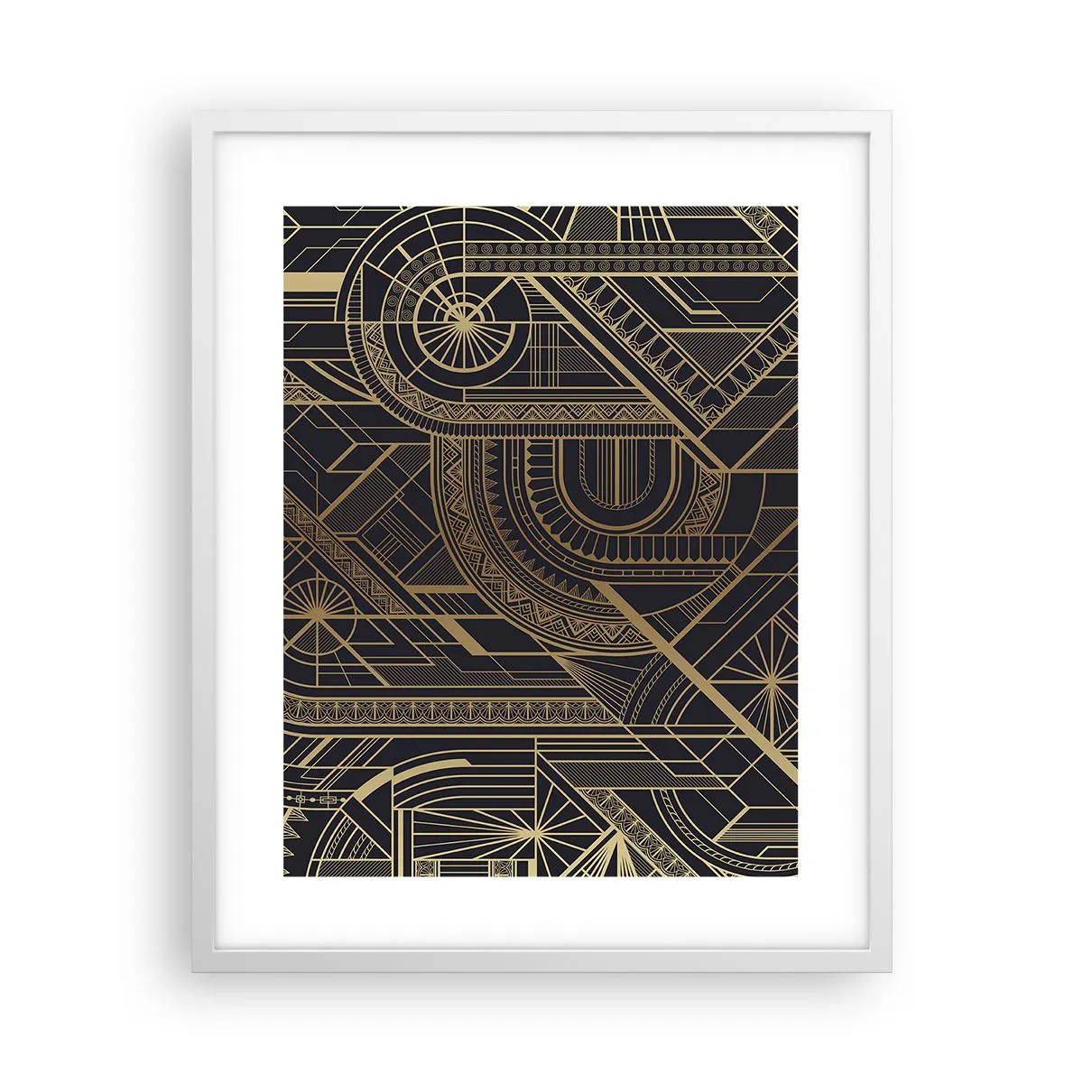 Póster en marco blanco - Conceptos, ideas, planes - 40x50 cm