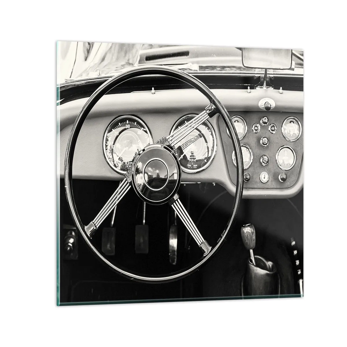 Cuadro sobre vidrio - Impresiones sobre Vidrio - El sueño de un coleccionista - 70x70 cm