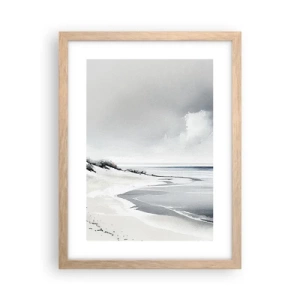 Póster en marco roble claro - Juntos desde el principio de los tiempos - 30x40 cm