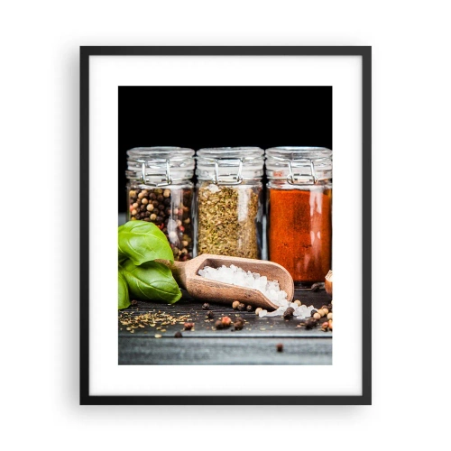 Póster en marco negro - Para que la vida sepa bien - 40x50 cm