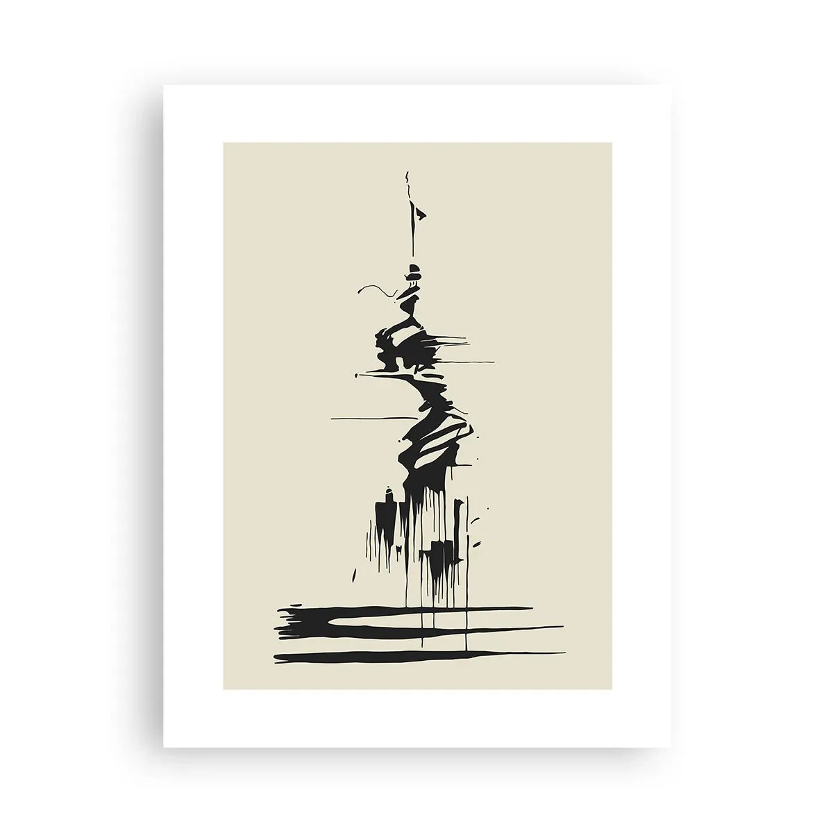 Póster - Abstracción apresurada - 30x40 cm