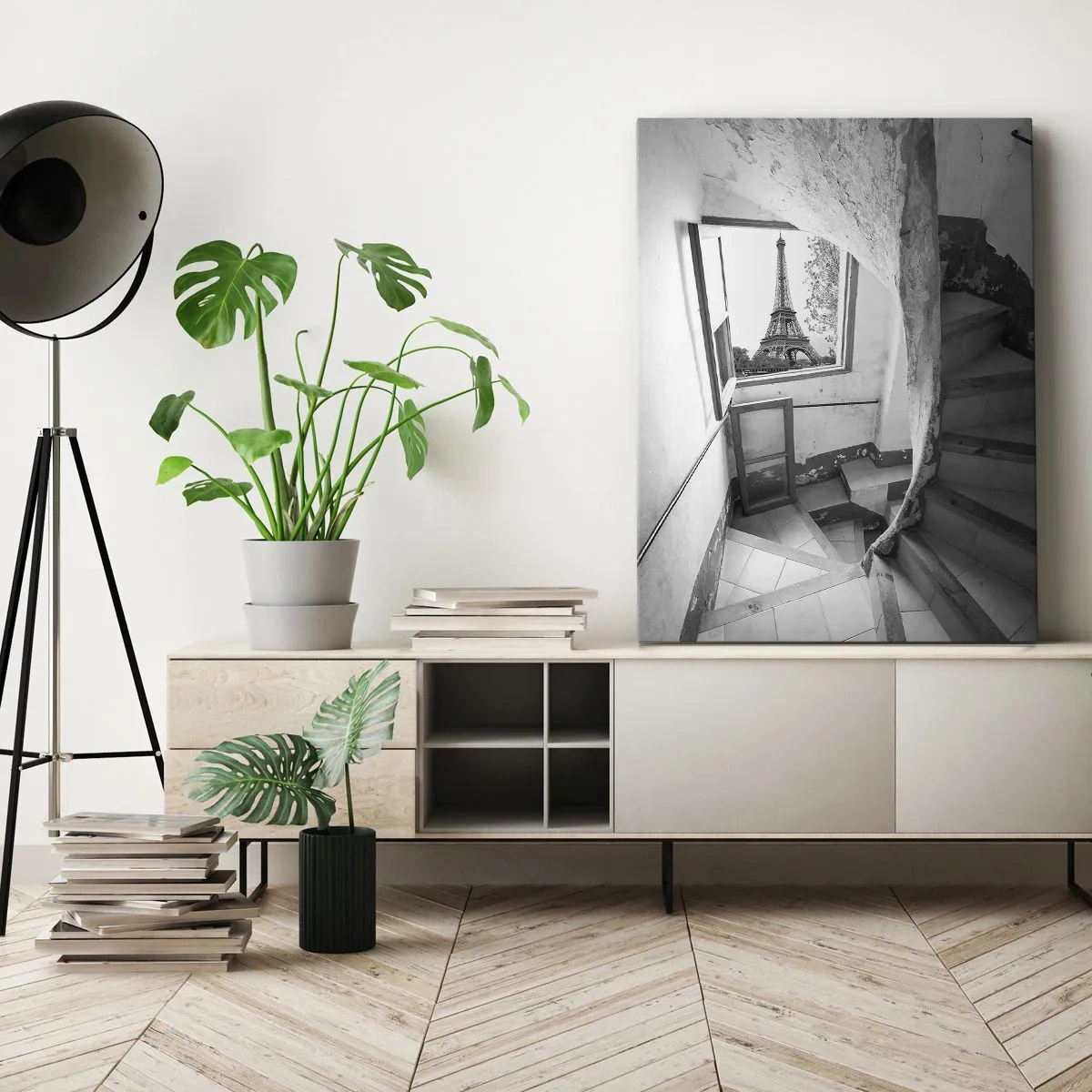 Cuadro sobre lienzo - Impresión de Imagen - ¡Qué vistas! - 70x100 cm