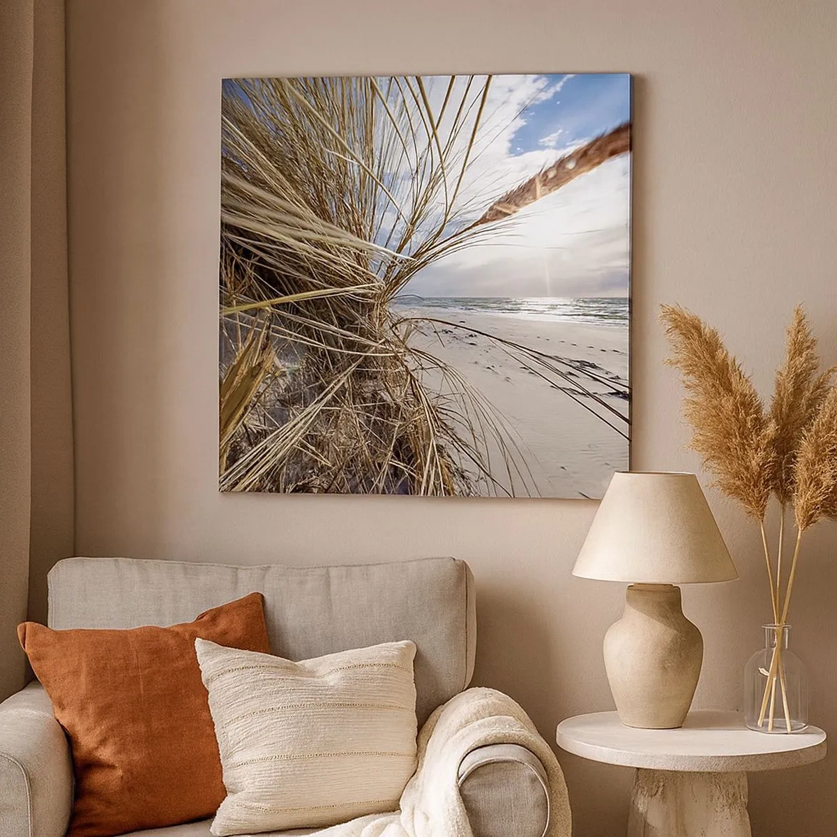 Cuadro sobre lienzo - Impresión de Imagen - Una reunión de los elementos - 30x30 cm