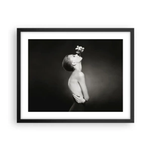 Póster en marco negro - Elegancia excéntrica - 50x40 cm