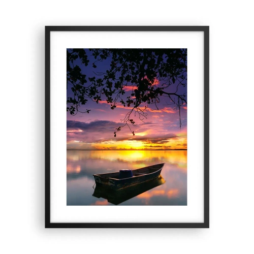 Póster en marco negro - Un cielo de ensueño - 40x50 cm