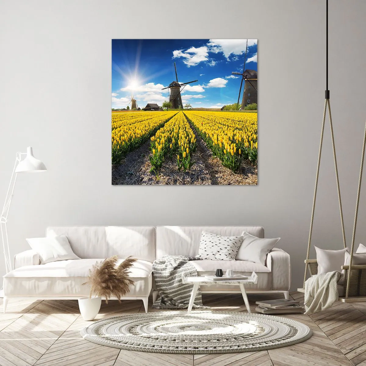 Cuadro sobre lienzo - Impresión de Imagen - No podría ser más holandés - 60x60 cm