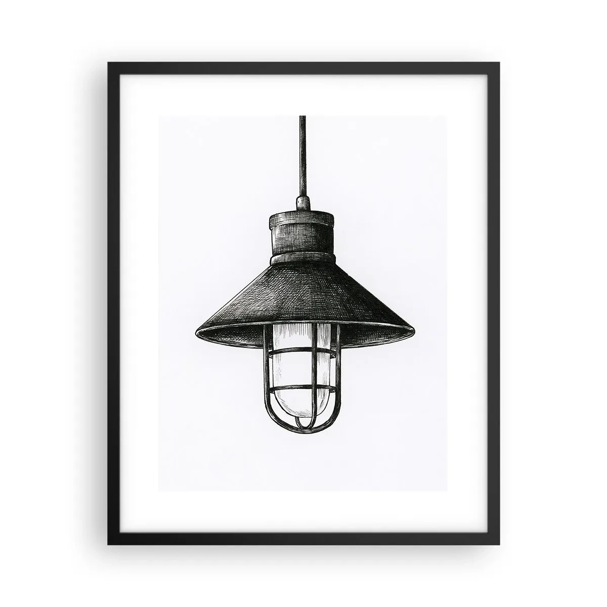 Póster en marco negro - Como hace años... - 40x50 cm