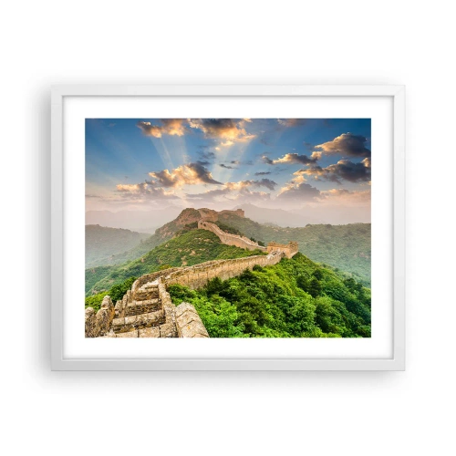 Póster en marco blanco - Grandeza duradera - 50x40 cm