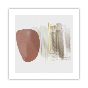 Póster - Una columnata abstracta - 40x40 cm