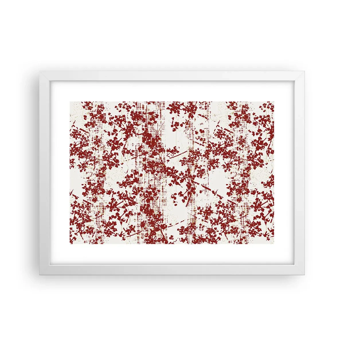 Póster en marco blanco - Como un viejo percal - 40x30 cm