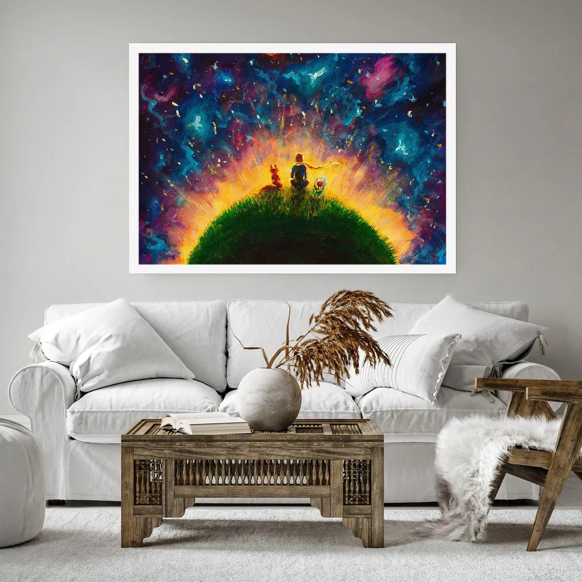 Póster - Amor y amistad - lo único entero - 91x61 cm