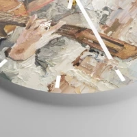 Esfera sin numeración, con rayas