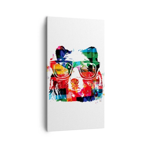 Cuadro sobre lienzo - Impresión de Imagen - ¡Me encanta! - 45x80 cm