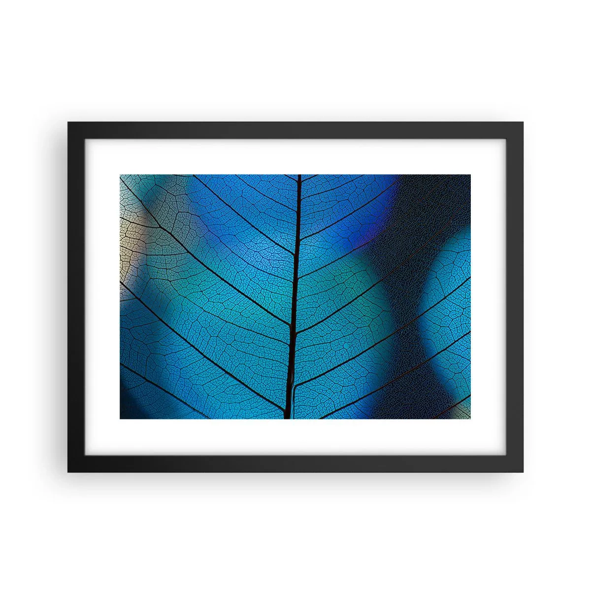 Póster en marco negro - Construcción intrincada - 40x30 cm