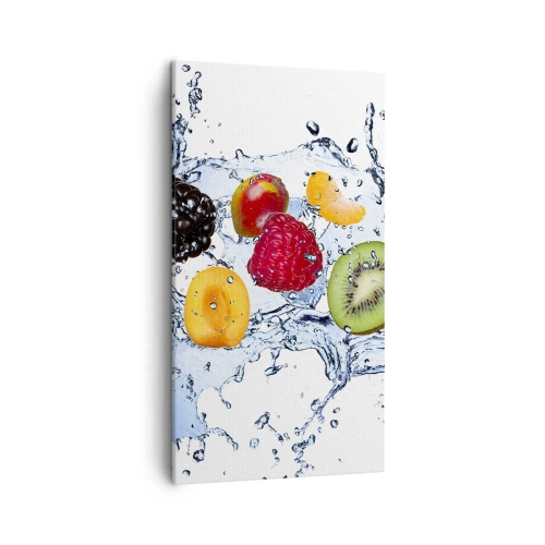 Cuadro sobre lienzo - Impresión de Imagen - Juega con nosotros - 45x80 cm