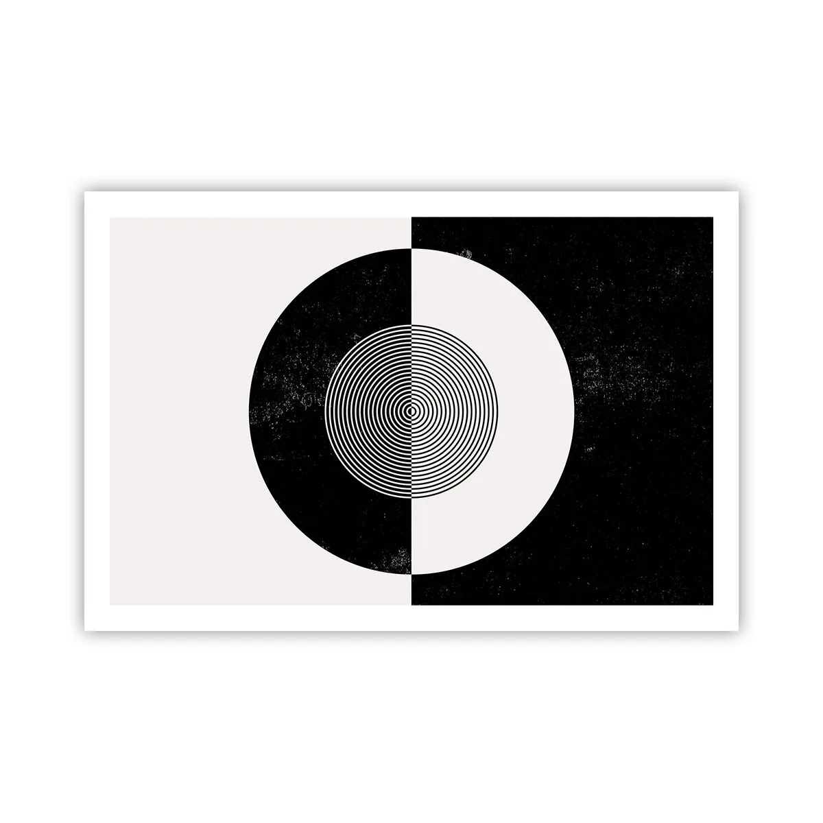 Póster - Armonía en blanco y negro - 91x61 cm