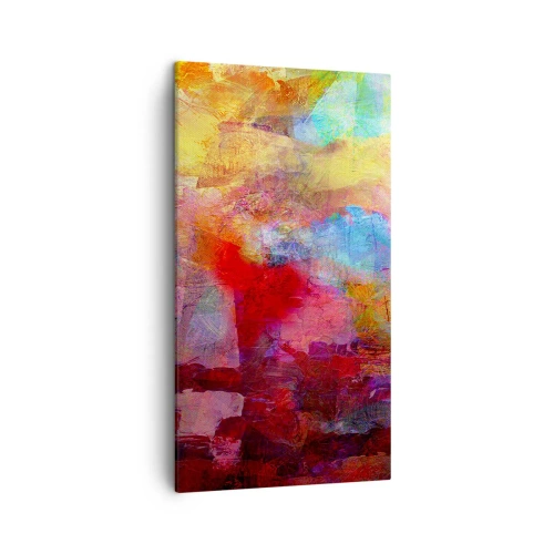 Cuadro sobre lienzo - Impresión de Imagen - Mira dentro del arco iris - 45x80 cm