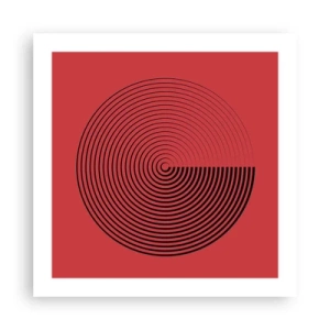 Póster - Movimiento circular - 50x50 cm