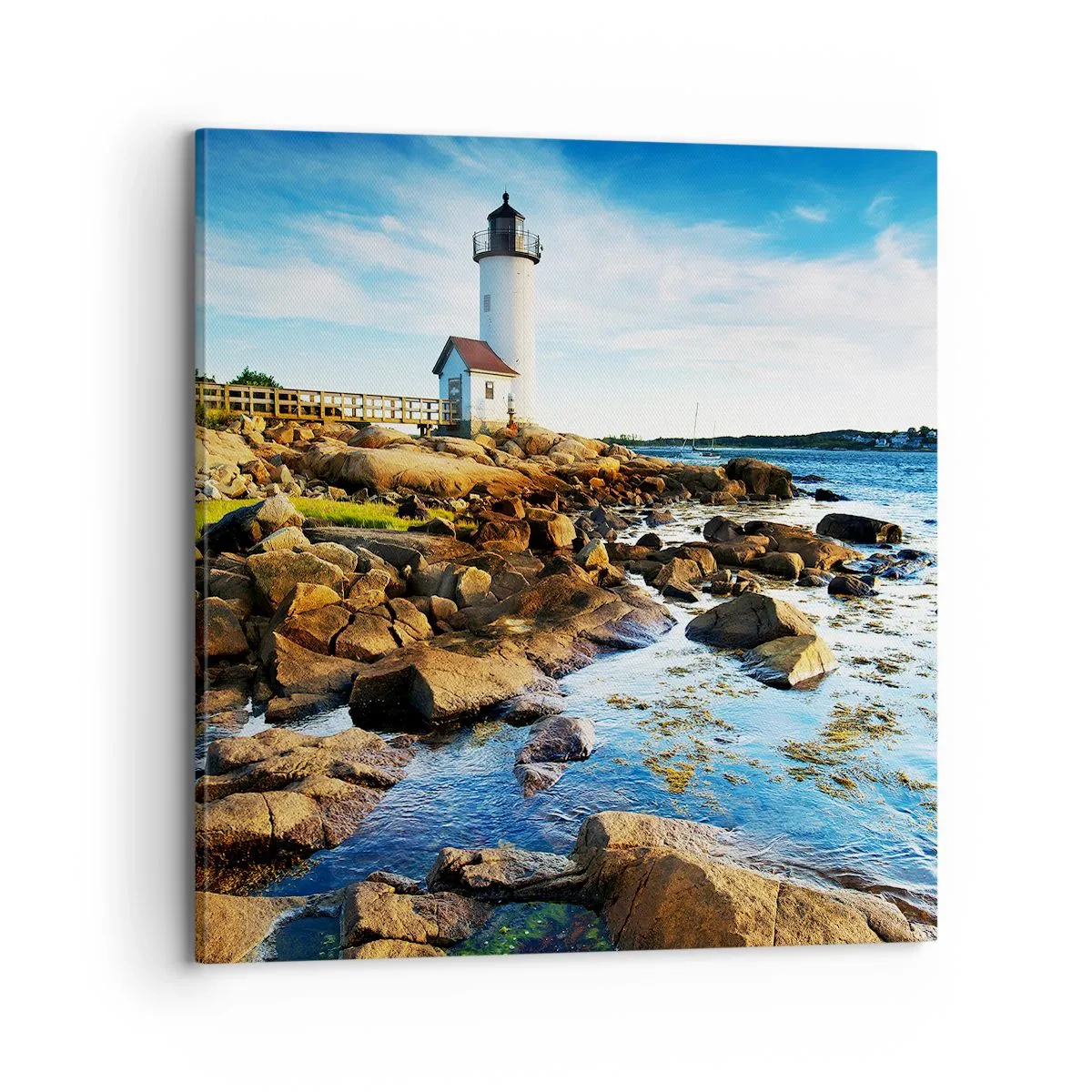 Cuadro sobre lienzo - Impresión de Imagen - Esperando vuestro regreso - 70x70 cm