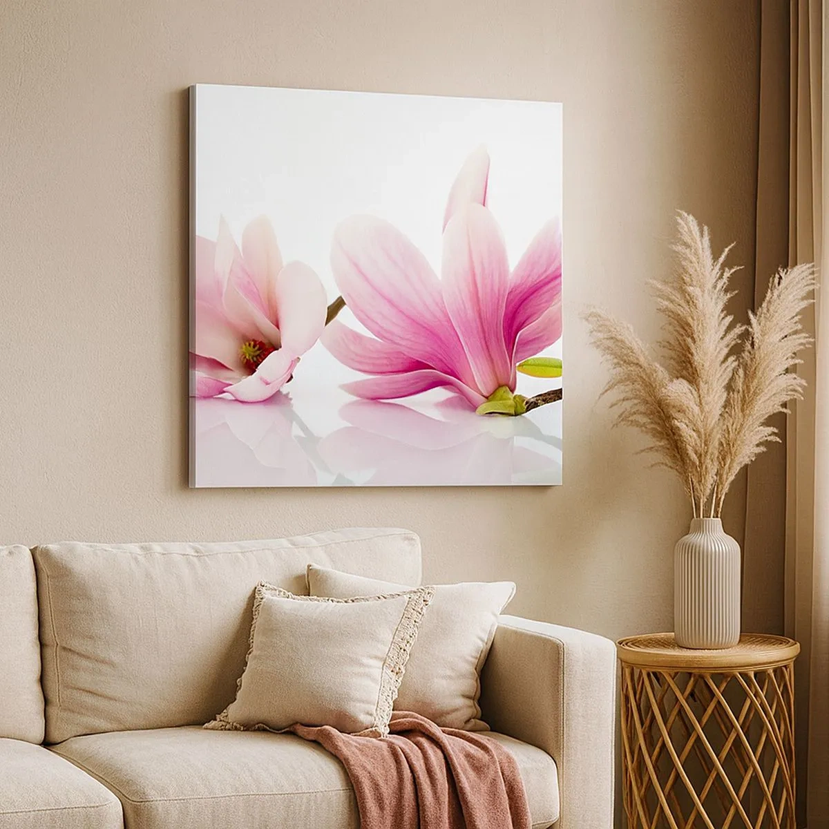 Cuadro sobre lienzo - Impresión de Imagen - Suave como un soplo de primavera - 30x30 cm