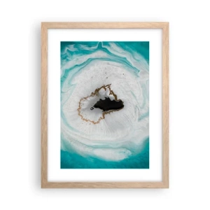 Póster en marco roble claro - Para acceder al interior - 30x40 cm