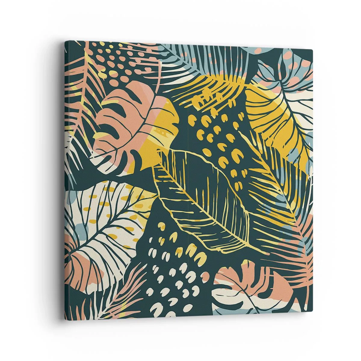 Cuadro sobre lienzo - Impresión de Imagen - Una frondosa fantasía - 40x40 cm