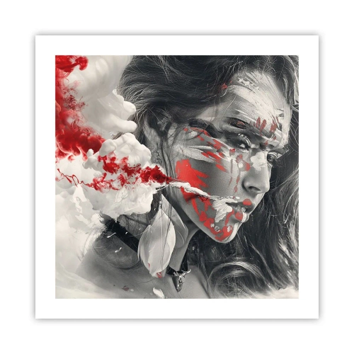 Póster - En los humos del absurdo - 50x50 cm