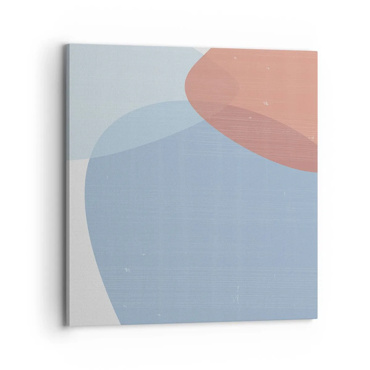 Cuadro sobre lienzo - Impresión de Imagen - Relaciones en colores pastel - 70x70 cm