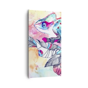 Cuadro sobre lienzo - Impresión de Imagen - Colorido como nuestro mundo - 65x120 cm